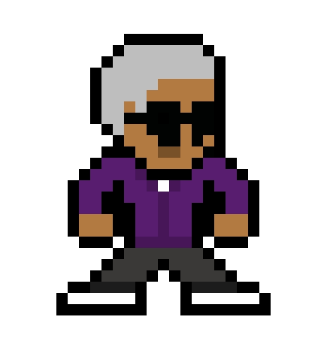 Illustration of a visually impaired person