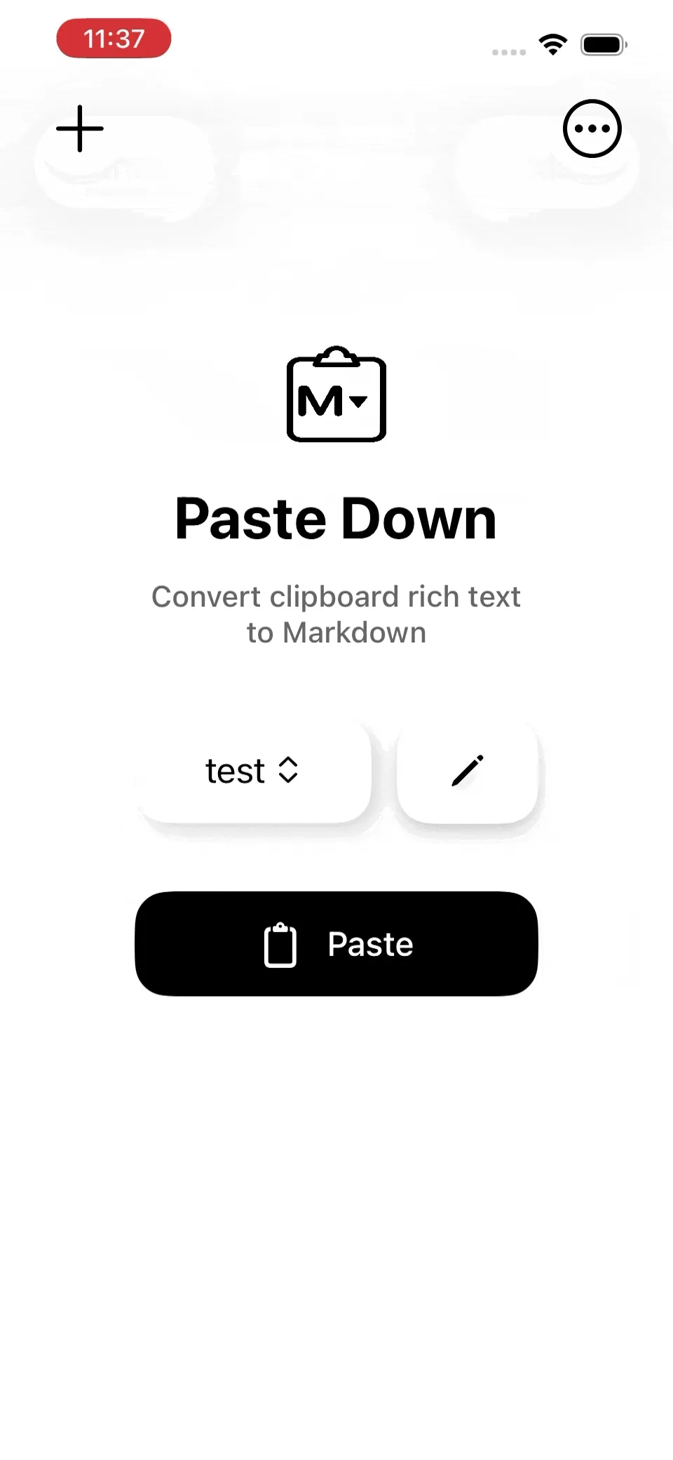 Demo of managing multiple templates and switching between them