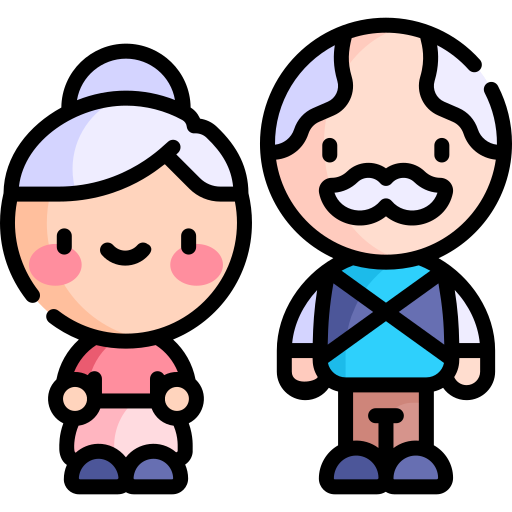 Icon representing a visually impaired person